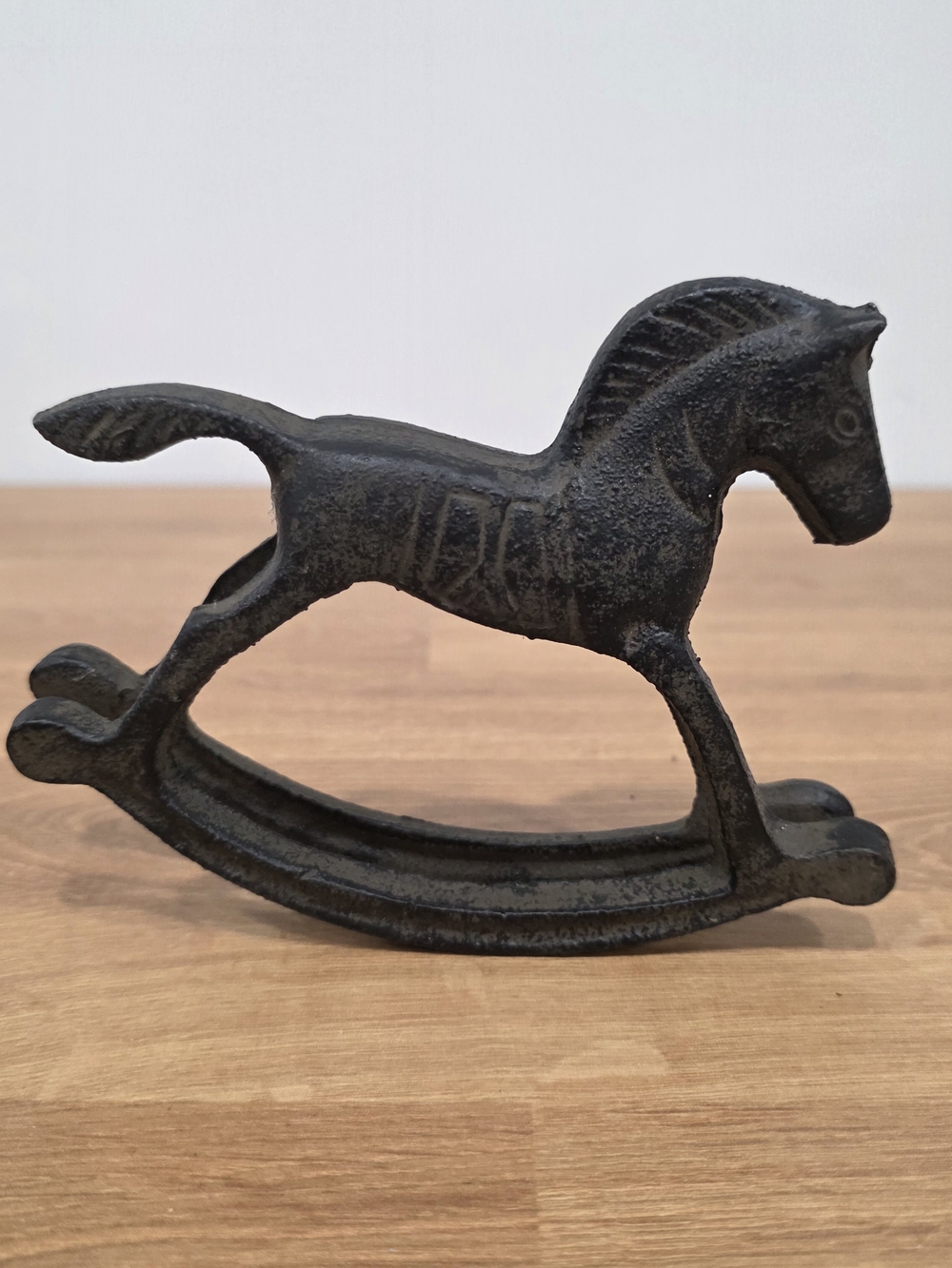 Vintage Cast Iron Rocking Horse Door Stop
